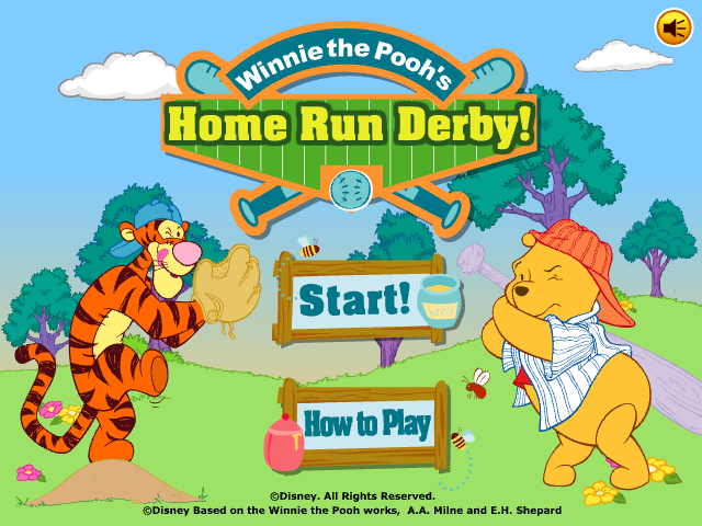 Home Run Derby Title Screen